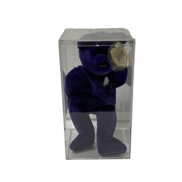 Vintage 1997 Princess Diana Beanie Baby in Protective Case Made in China - Picture 5 of 16